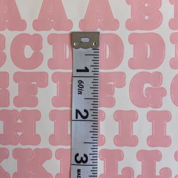 VTG 1997 Making Memories Stickers Letters Numbers Symbols 8 Sheets Pastel Pink - Picture 5 of 6
